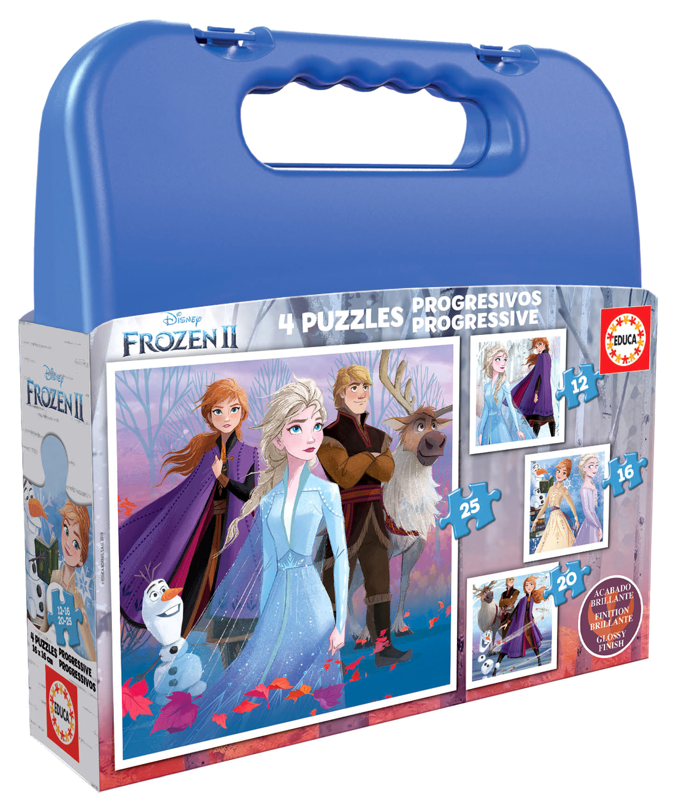 

Educa Puzzle 12 16 20 25 el Kraina Lodu II walizka