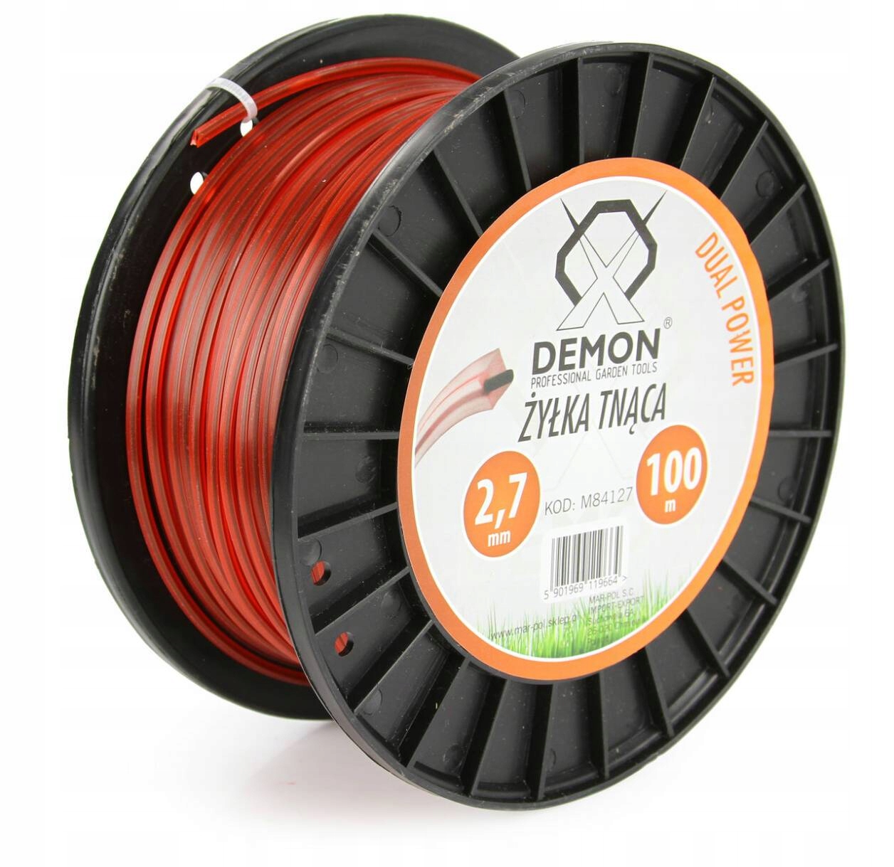 

Żyłka Tnąca Do Kosy 2.7mm*100m Kwadrat /zbrojona