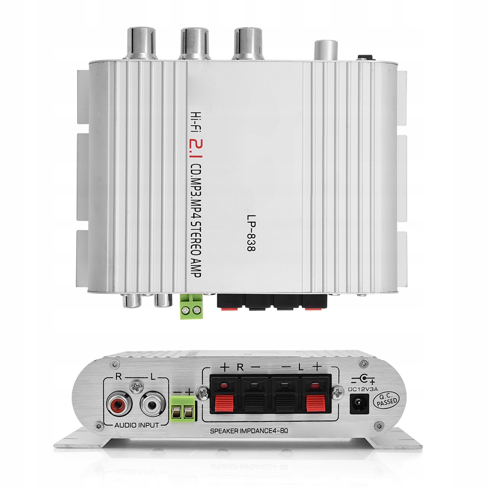 МИНИ HIFI 2.1 СТЕРЕО УСИЛИТЕЛЬ МОЩНОСТИ