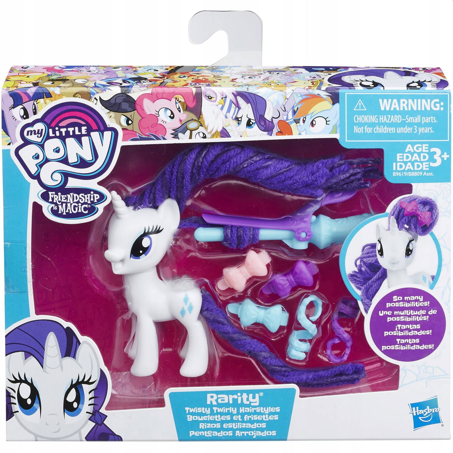 

My Little Pony Stylowa Grzywa kucyk Rarity