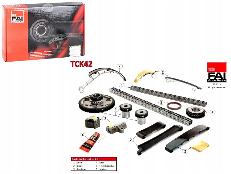 ZESTAW ŁAŃCUCHA ROZRZĄDU NISSAN 2.5DI NAVARA PICK