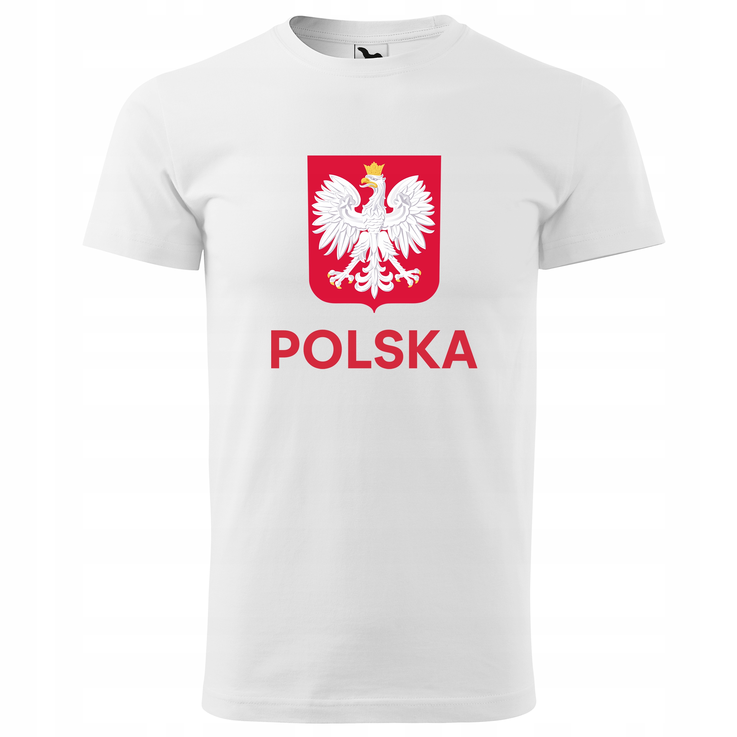 KOSZULKA KIBICA REPREZENTACJI POLSKI POLSKA SUPER JAKOŚĆ BIAŁA