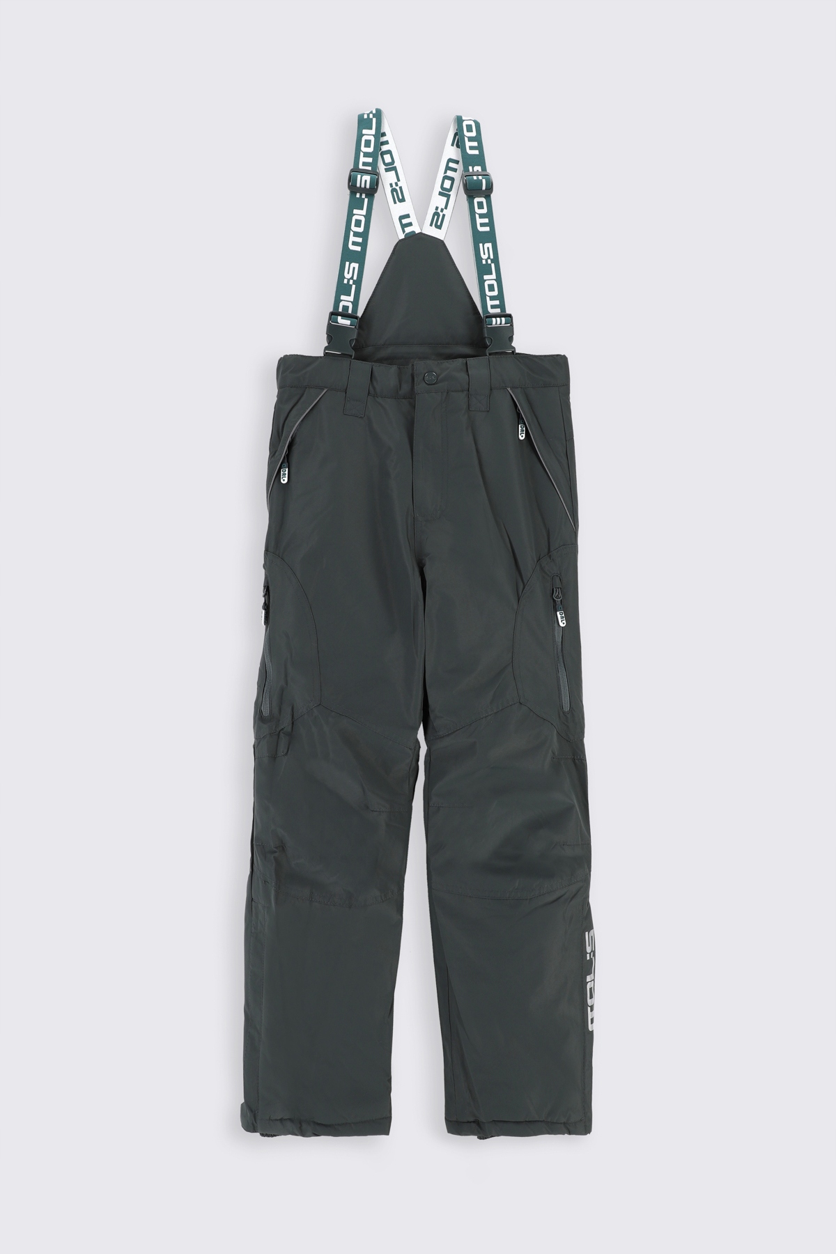 Coccodrillo chłopięce spodnie narciarskie snowboardowe khaki 116