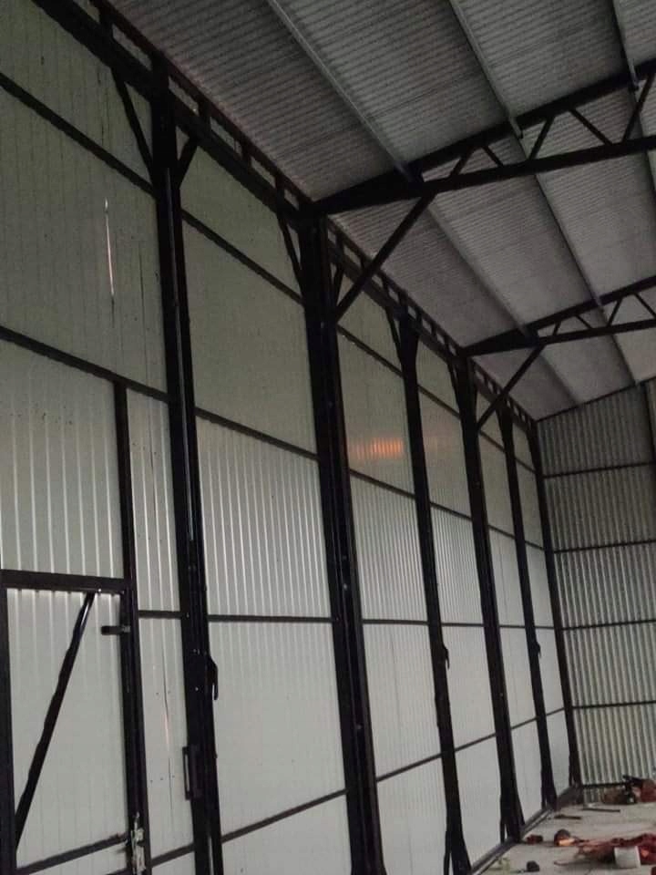 HALA ROLNICZA 12X10 DUŻA HALA bramy okucia Spad dachu dach dwuspadowy