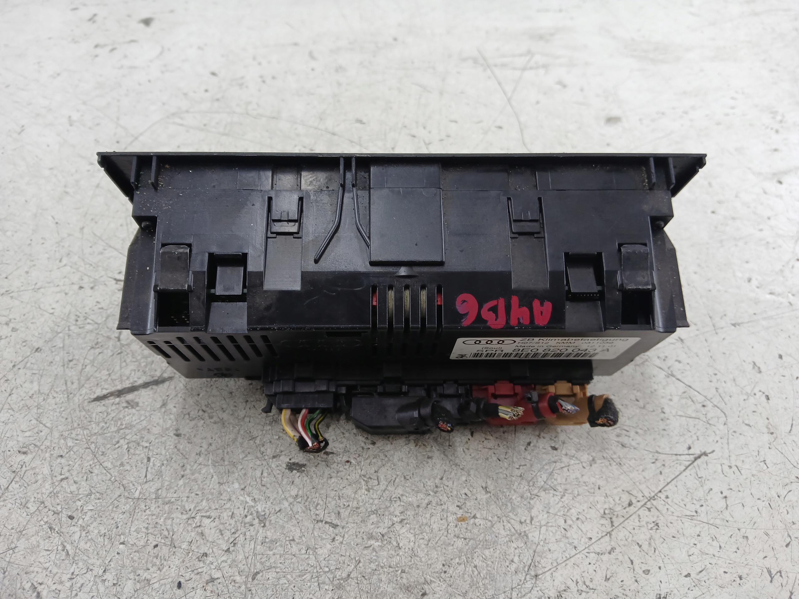 AUDI A4 B6 COMANDI CLIMA BOCCHETTE 8E0820043A
