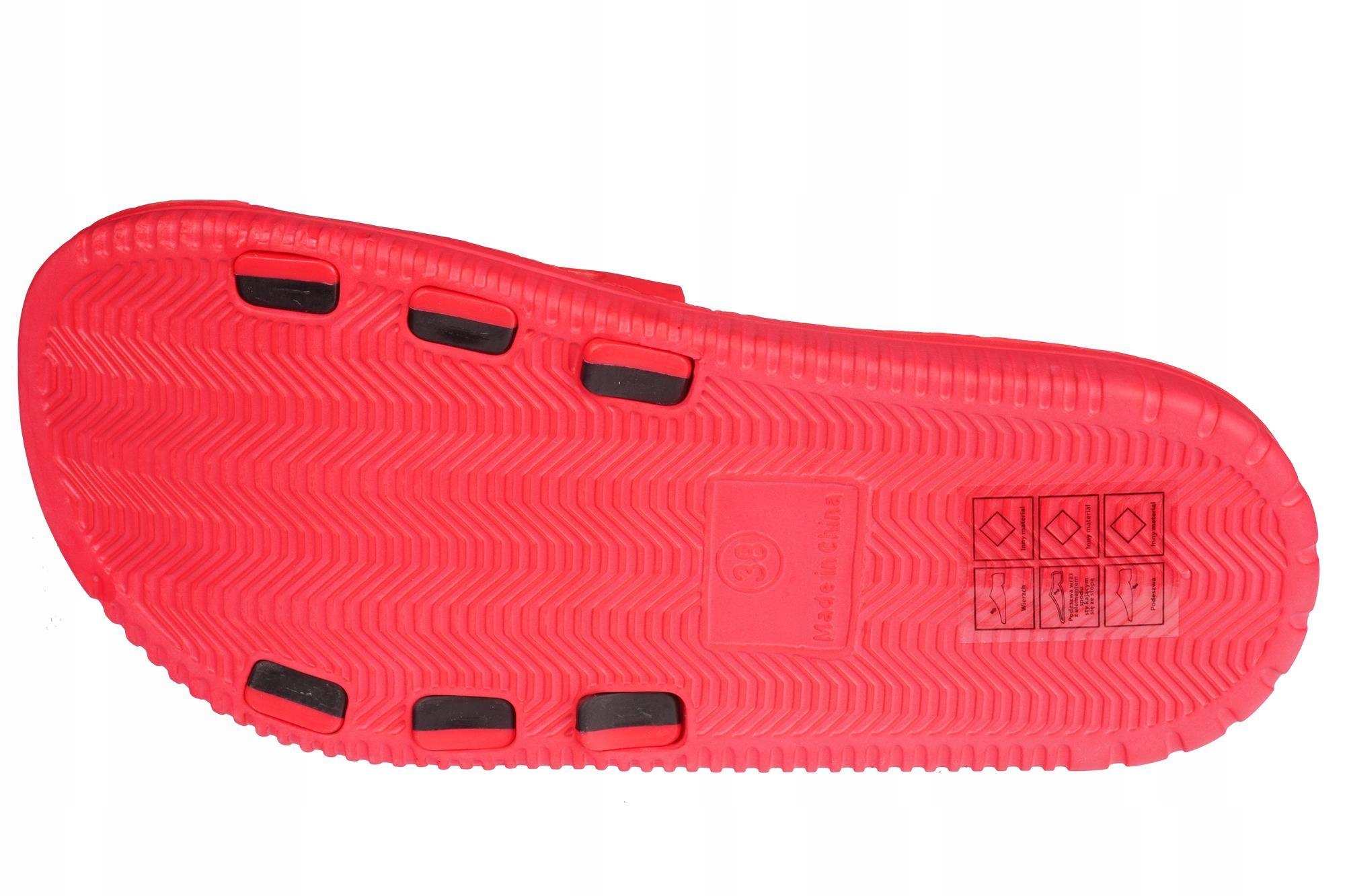 Klapki basenowe młodzieżowe Lano RKL-3-6168RE Model RKL-3-6168RE