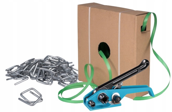 páska pp 16 mm Sada Na Spínání Balení Palet bandážování