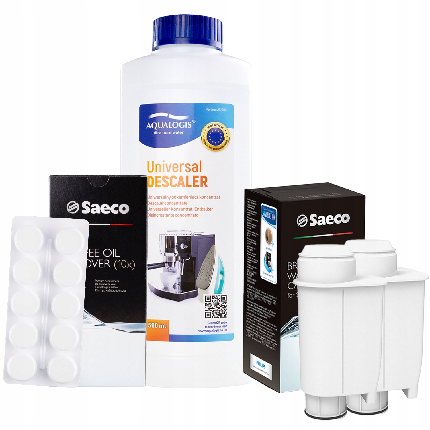 Sada Gaggia Intenza+ CA6702 2ks, Odvápňovač 500 ml,CA6704/60