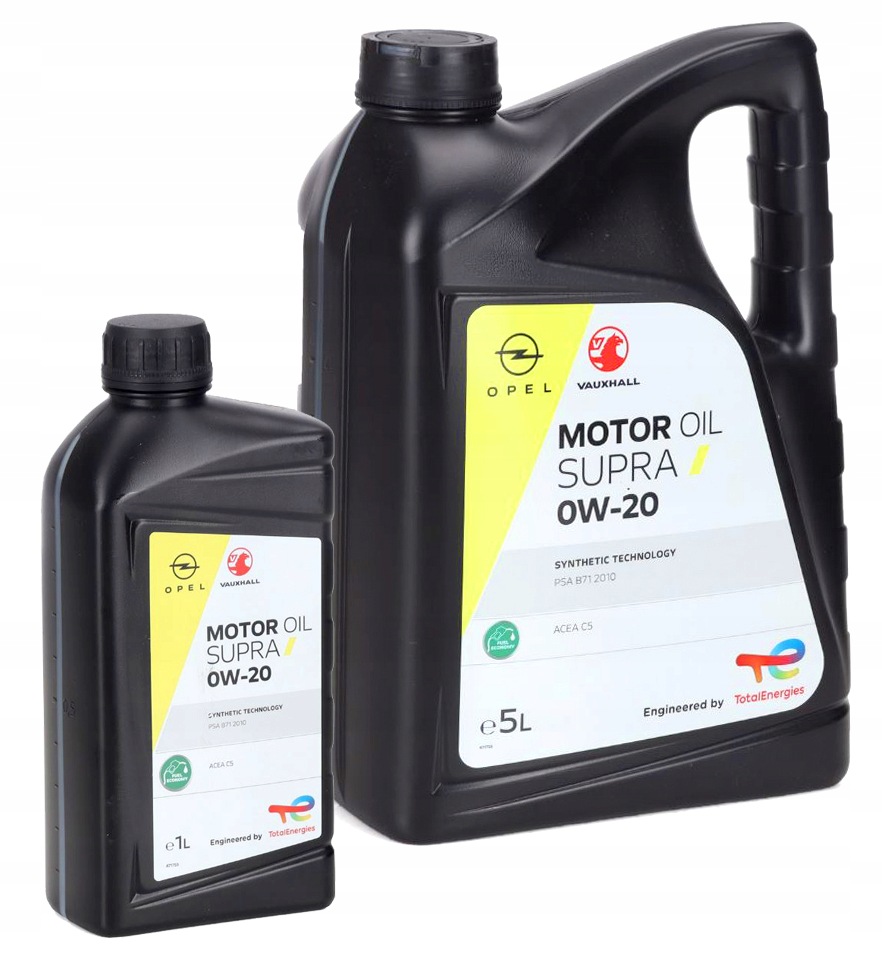 Originálny Olej Gm Opel Motor Oil 0V20 Supra Acea C5 Psa B71 2010 6L