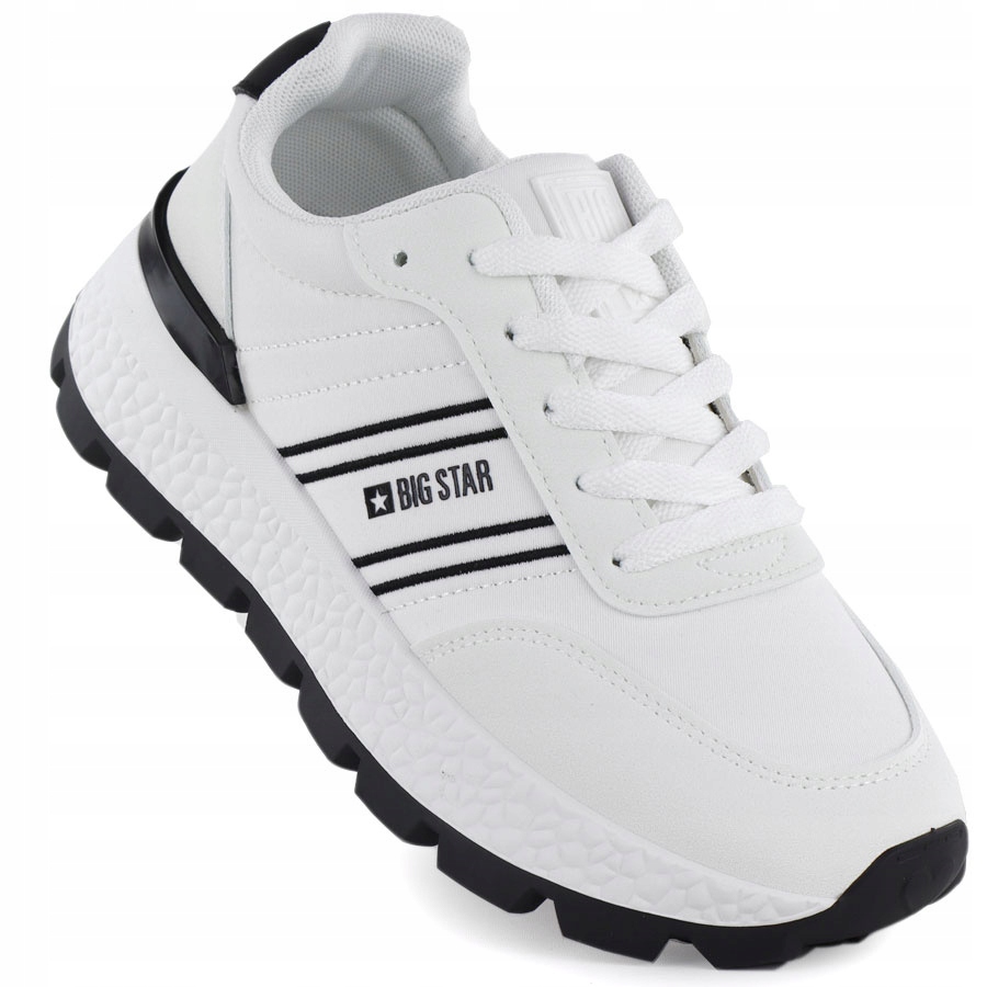 Dámské sportovní polobotky na platformě bílé Big Star TT274882 38