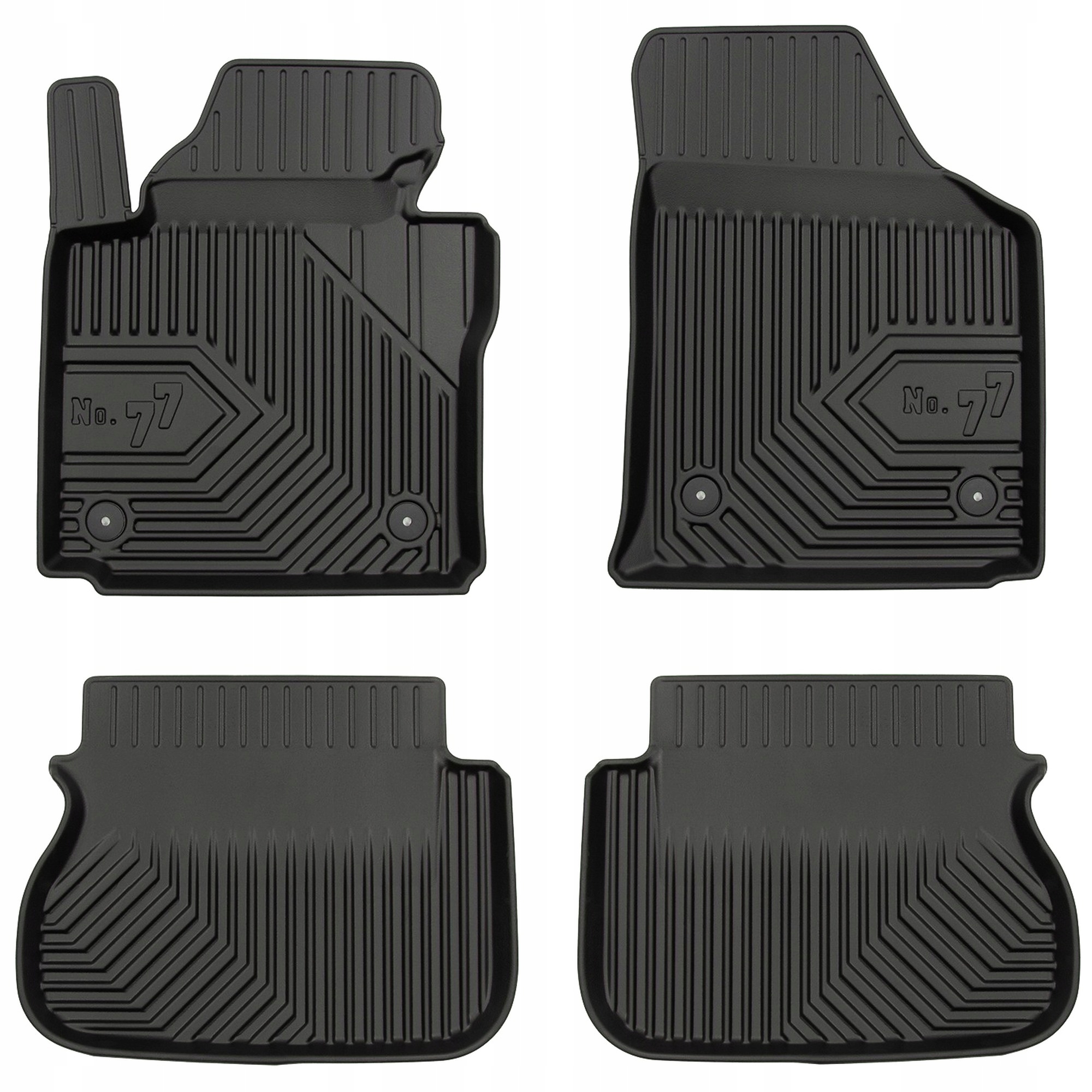 Gumové koberce č.77 pro Volkswagen Caddy 2K od roku 2003