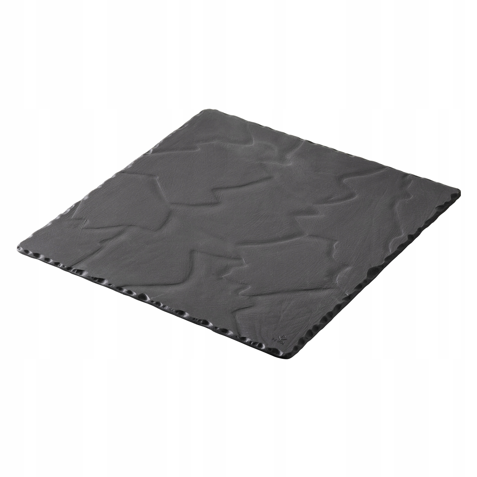 Basalt Talíř čtvercový 20 x 20 cm černý Revol