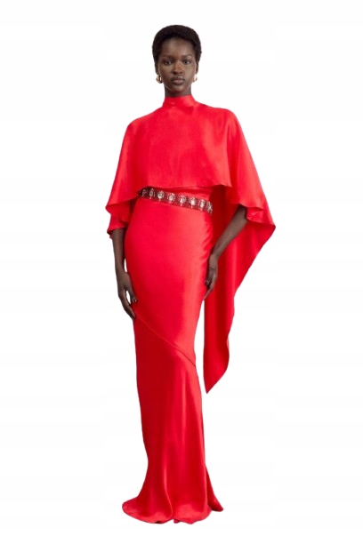 Karen Millen Červená Šaty Maxi Se Stojáčkem 38 B1F