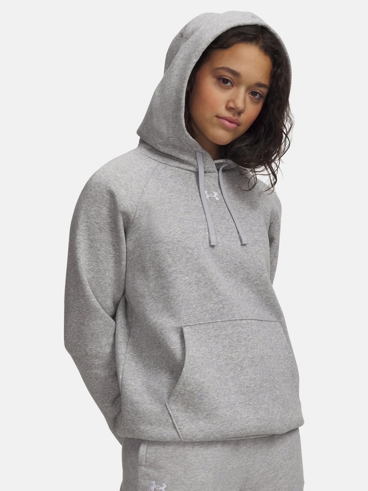 Under Armour MIkina Ua Rival Fleece Hoodie-GRY šedá