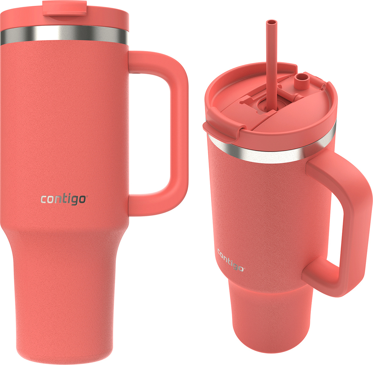 Termohrnek s brčkem Contigo Streeterville Tumbler 1200 ml Coral