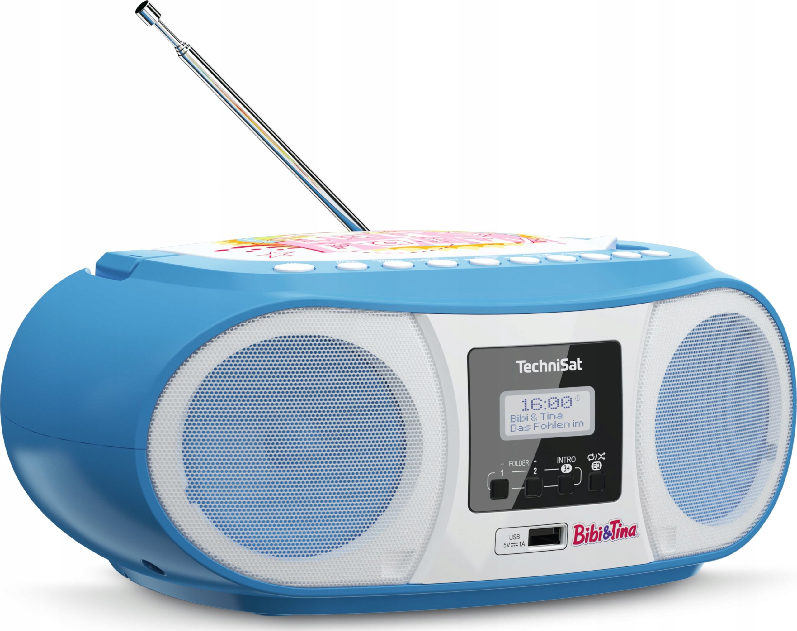 Síťové rádio Dab+ Fm CD Bluetooth Usb TechniSat Digitradio 1990 Bibi&Tina