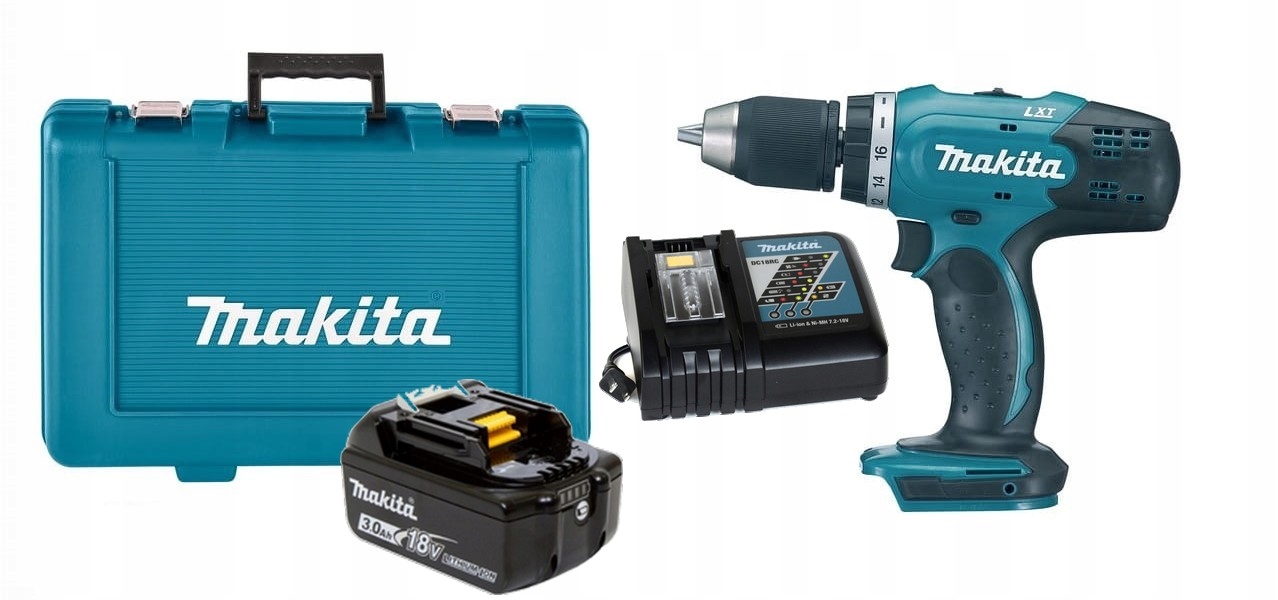 Makita Wiertarko-wkrętarka 18V Li-ion DDF453 2x3Ah