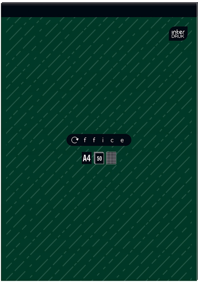 BLOK BIUROWY NOTES A4 W KRATKĘ 50 kartek x 3 Marka Interdruk