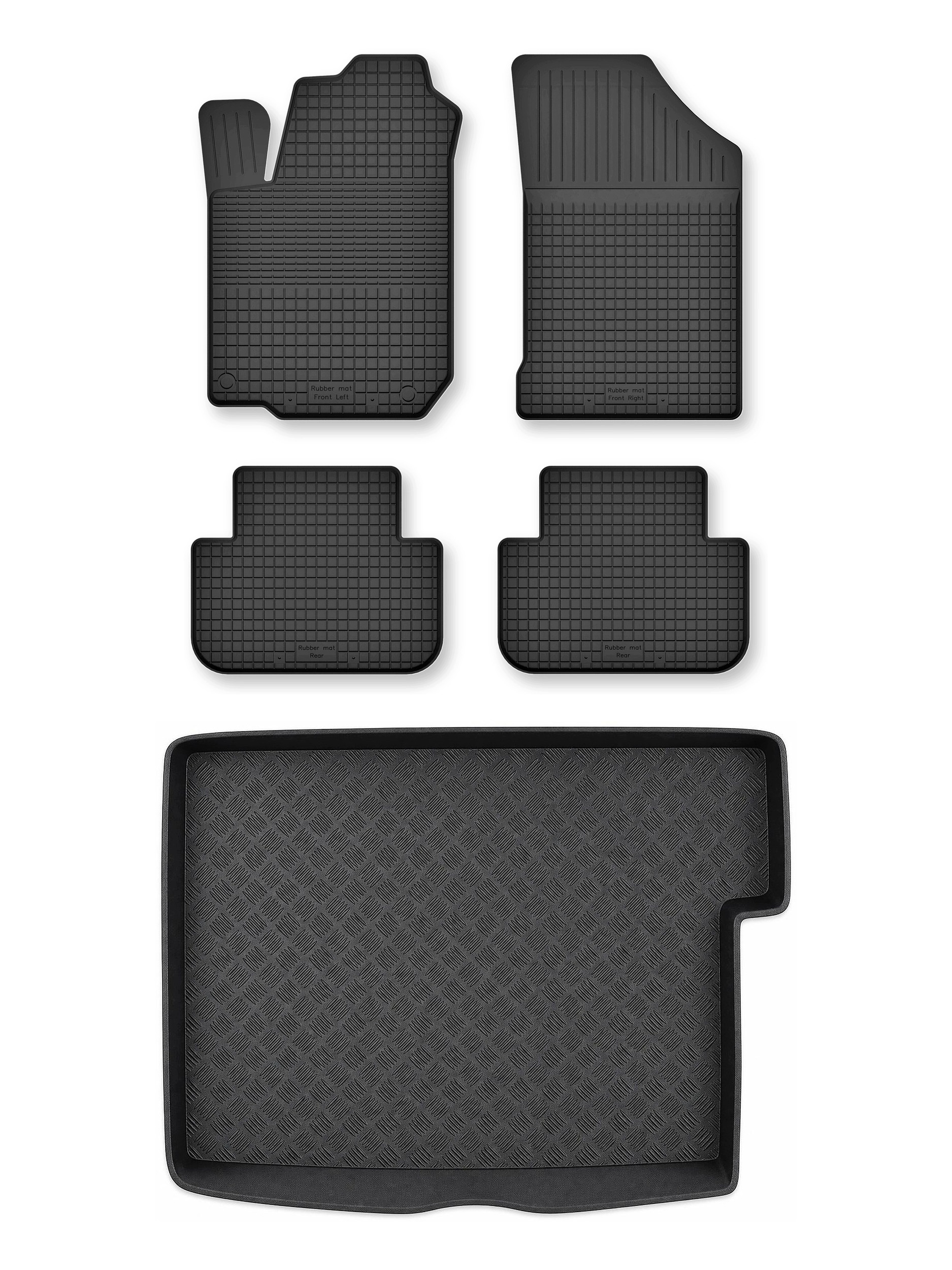 Vybrané koryta rohož do kufru Citroen Xsara Picasso 1997-2010 minivan