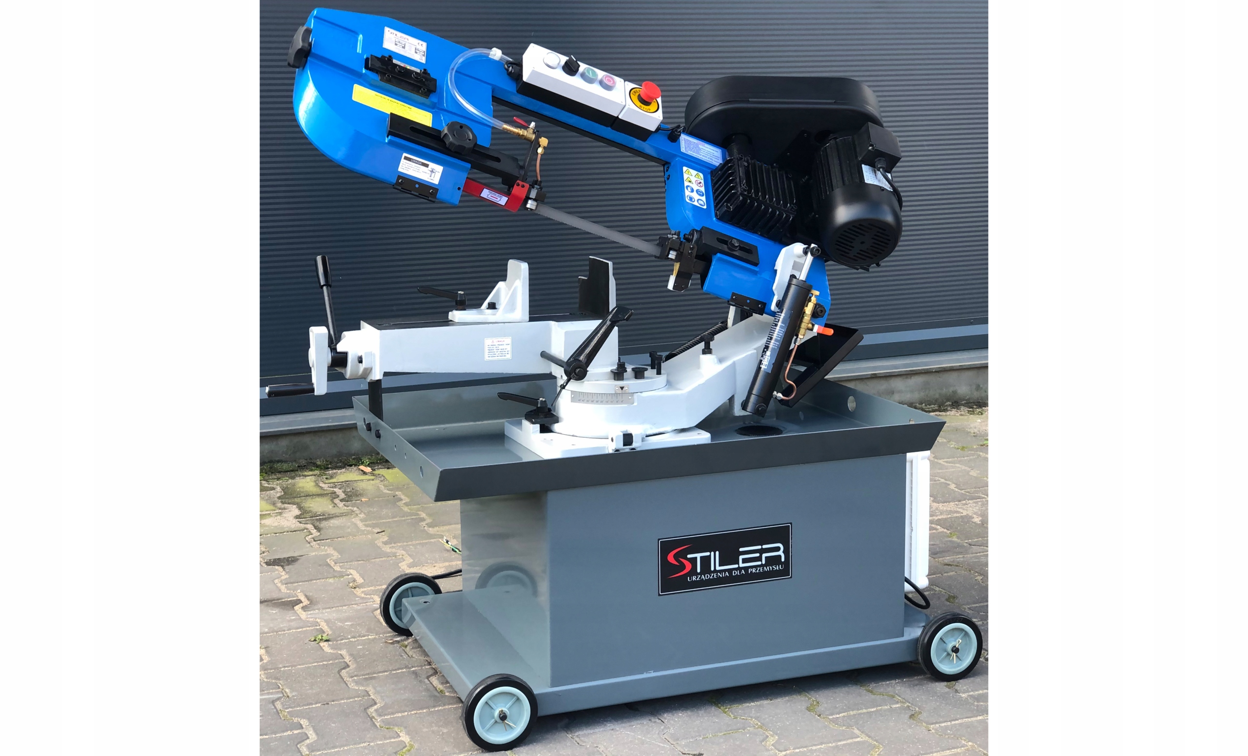 PIŁA TAŚMOWA PRZECINARKA DO METALU STILER 712R 400V 210 MM 1 TAŚMA GRATIS Model 712r