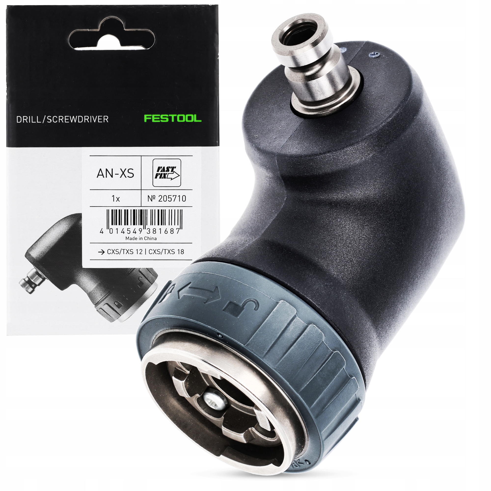 Úhlový Nástavec An-xs Festool pro šroubování pod úhlem šroubováku Txs 205710