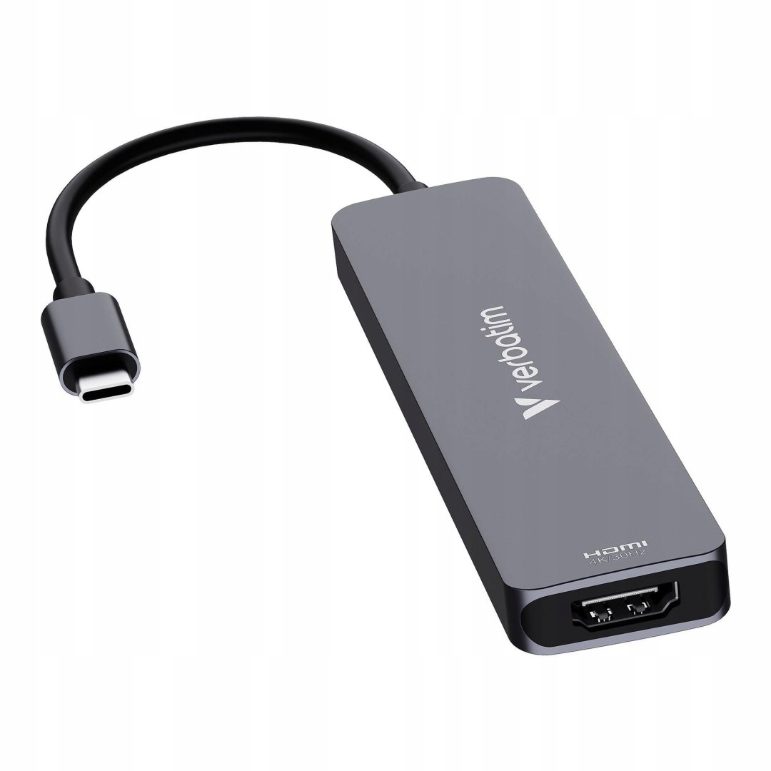 Verbatim Multi Port Essentials Usb-c Pd hub, Usb-c, 2xUSB-A 3.0, Hdmi,
