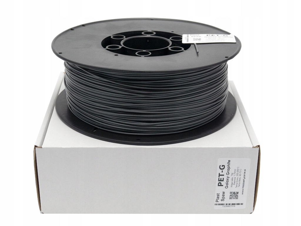 

Filament Pet-g Galaxy Graphite 1kg Plast-Spaw