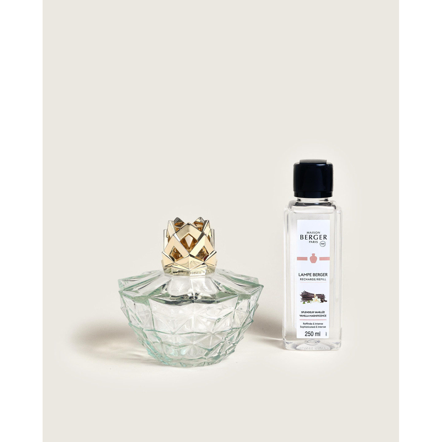Kali transparent – sada lampy Kala a esence Ambra – Amber powder Maison
