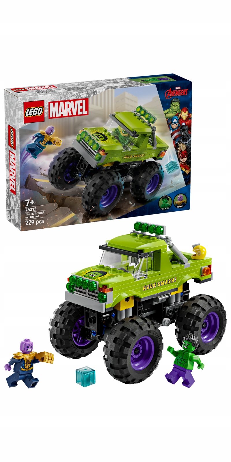 Lego Marvel 76312 Hulkův truck vs. Thanos