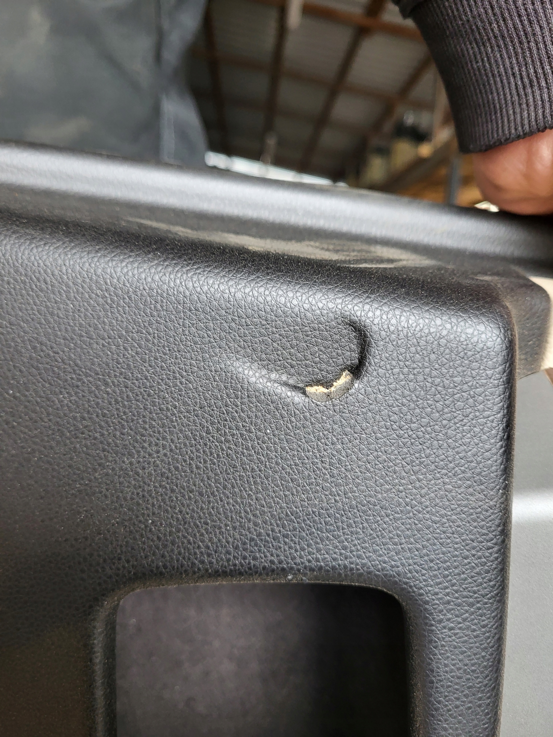 BMW E65 LIFT side door right rear part leather beige