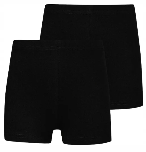 

George 2pak krótkie legginsy 104 spodenki Black