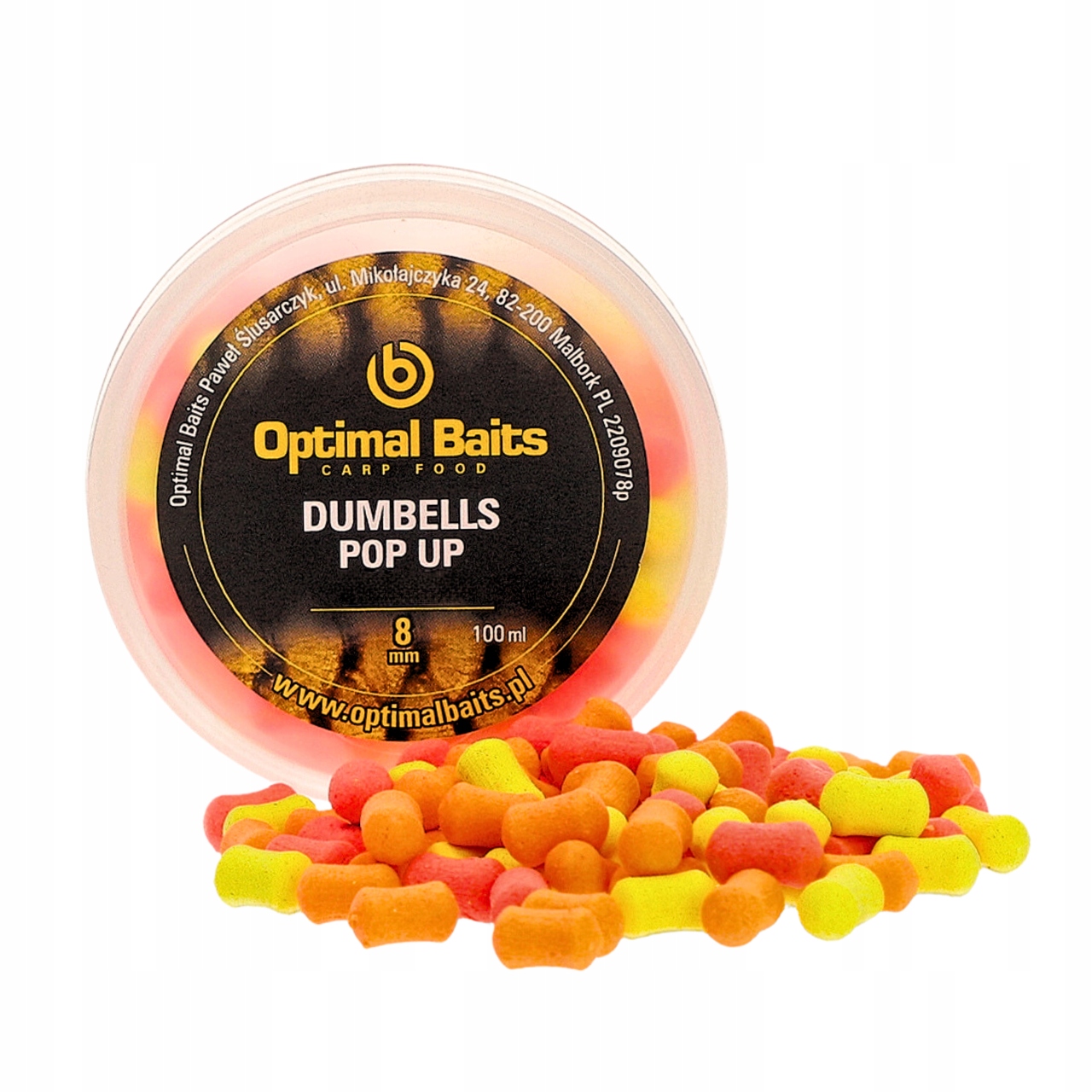 Dumbells Pop Up Pikantna Kiełbasa 8mm Przynęta Dumbels Method Feeder