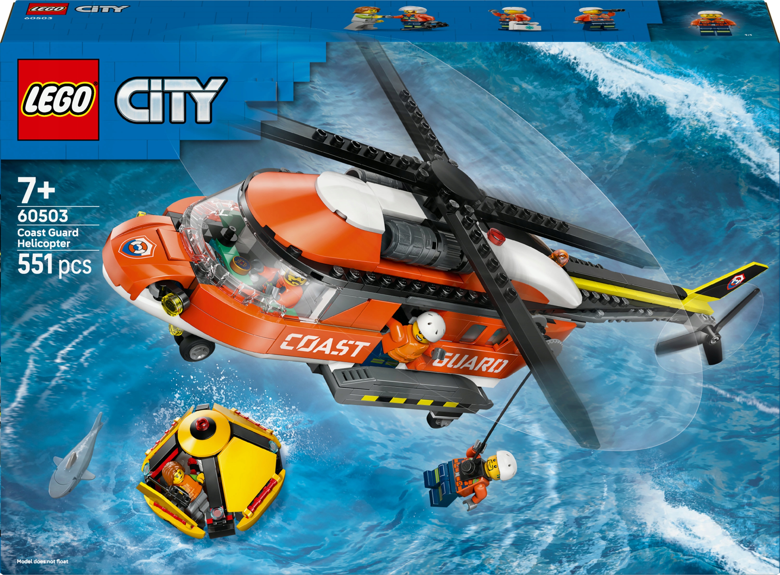 Lego City Helikopter straży przybrzeżnej 60503