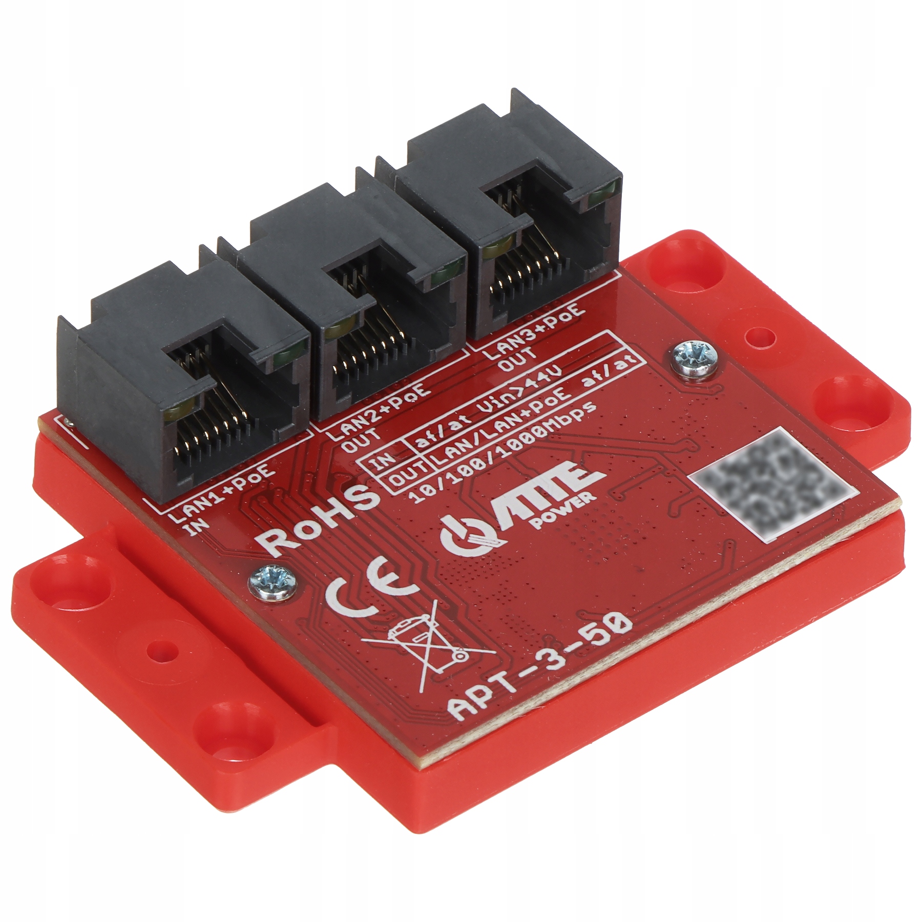 Switch Poe Extender APT-3-50 3-PORTOVÝ Atte