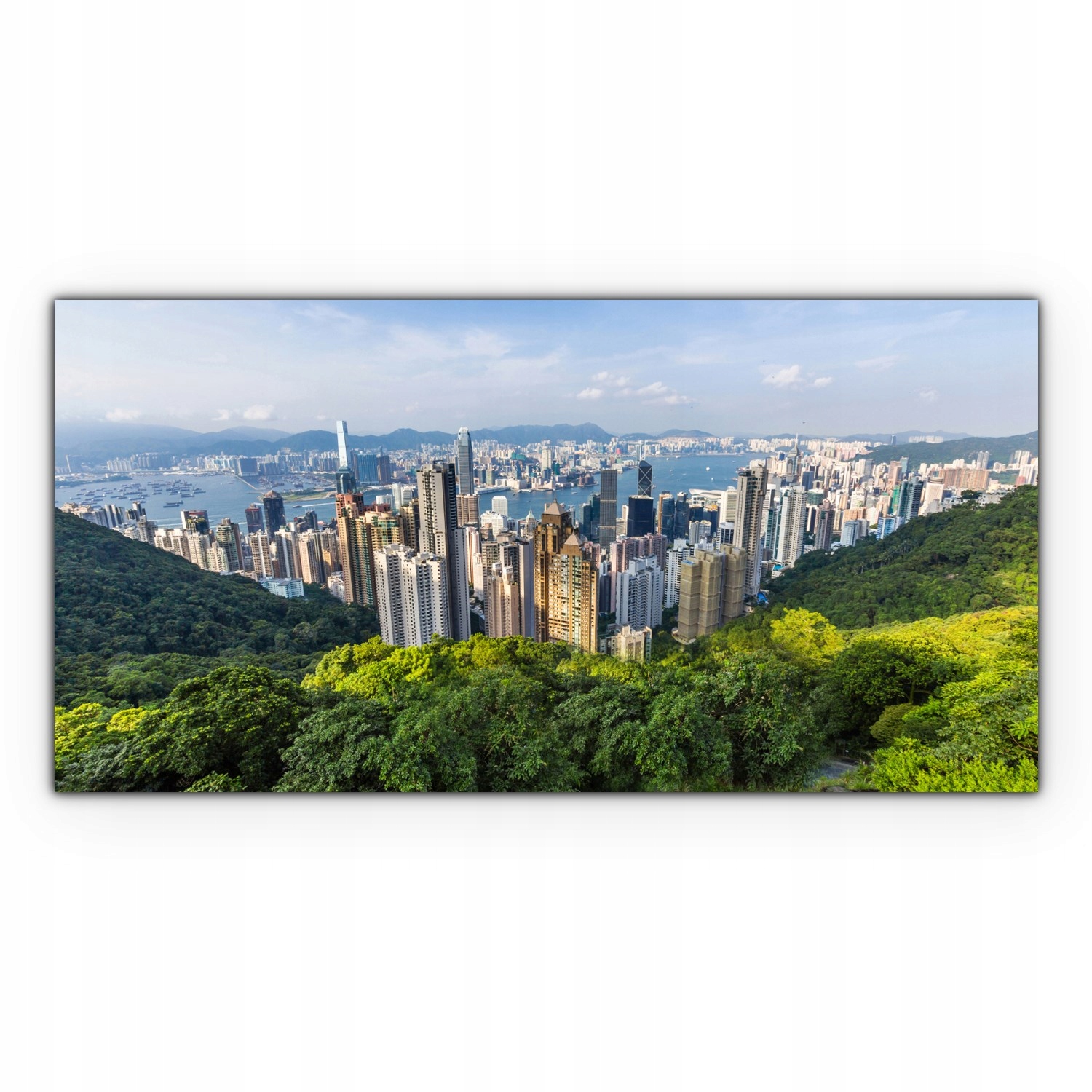 

Canvas płótno do sypialni 120x60 Hong Kong Miasto