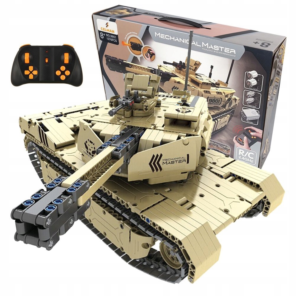 

Zdalnie Sterowany Czołg Klocki Technic 1276 Ele Rc