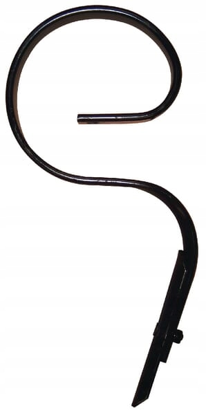 Pružinový zub 32x10x525 mm rovný s redličkou CP40