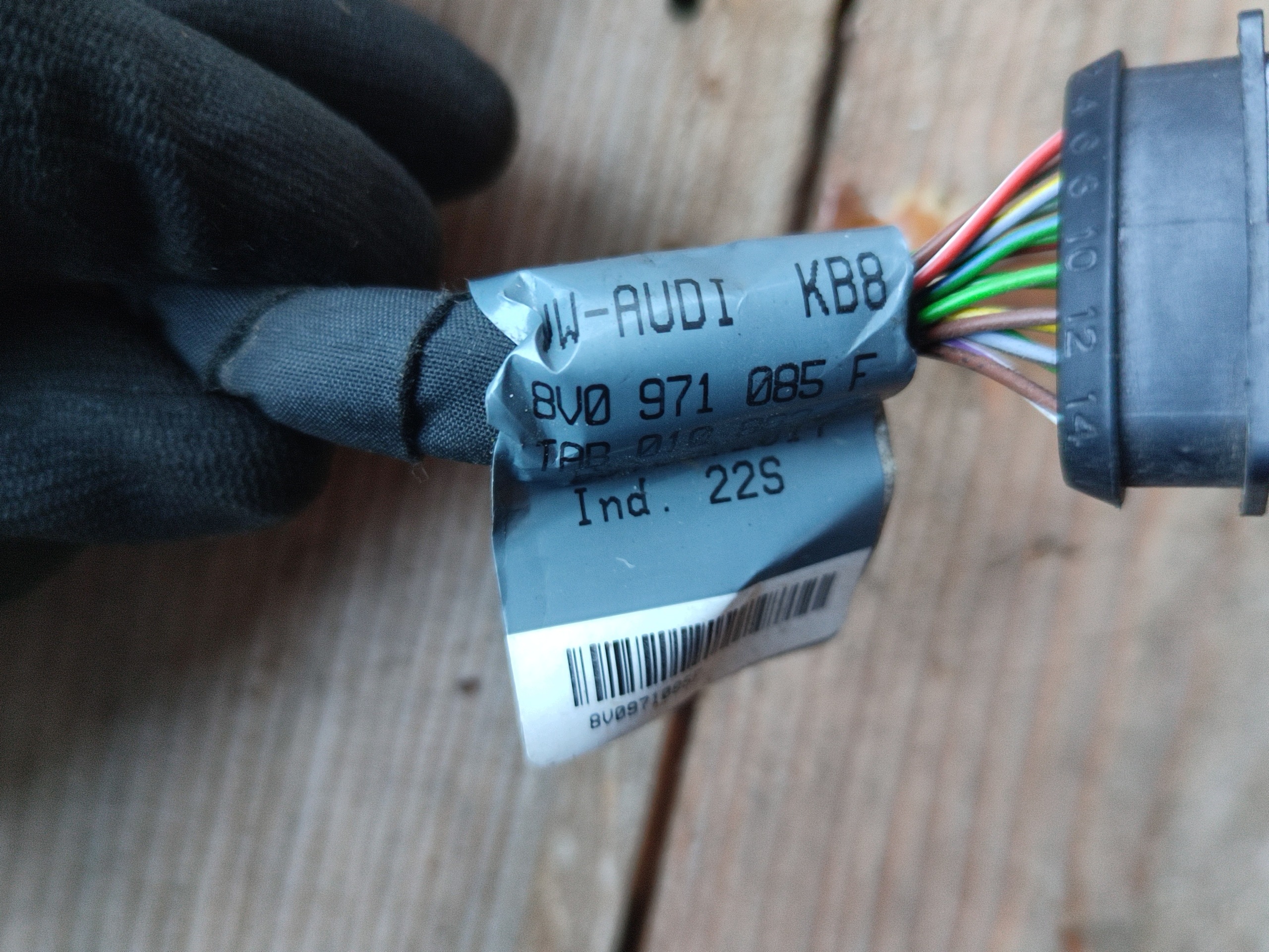 cablaggio Paraurti 6 PDC OCHRONA AUDI A3 8V0971085F