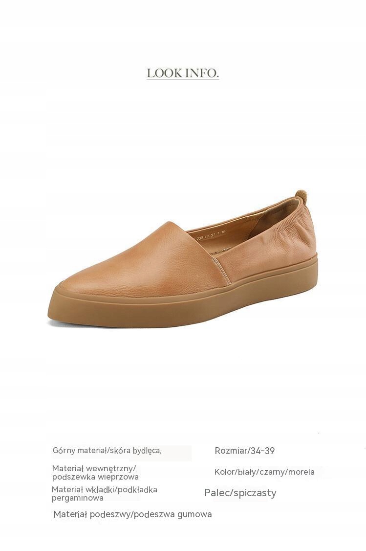 BALERINY BUTYZ PŁASKIE WKŁADKA SKÓRA Chybić Marka bez marki