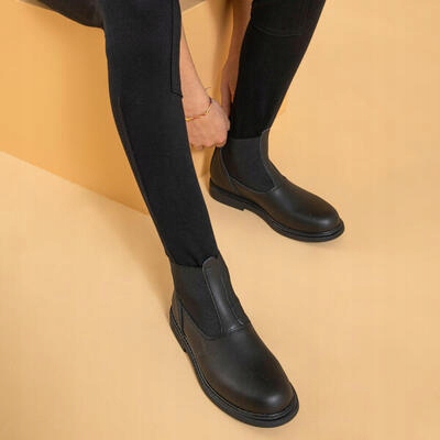 Bryczesy dla dzieci FOUGANZA 100 Lej kolanowy