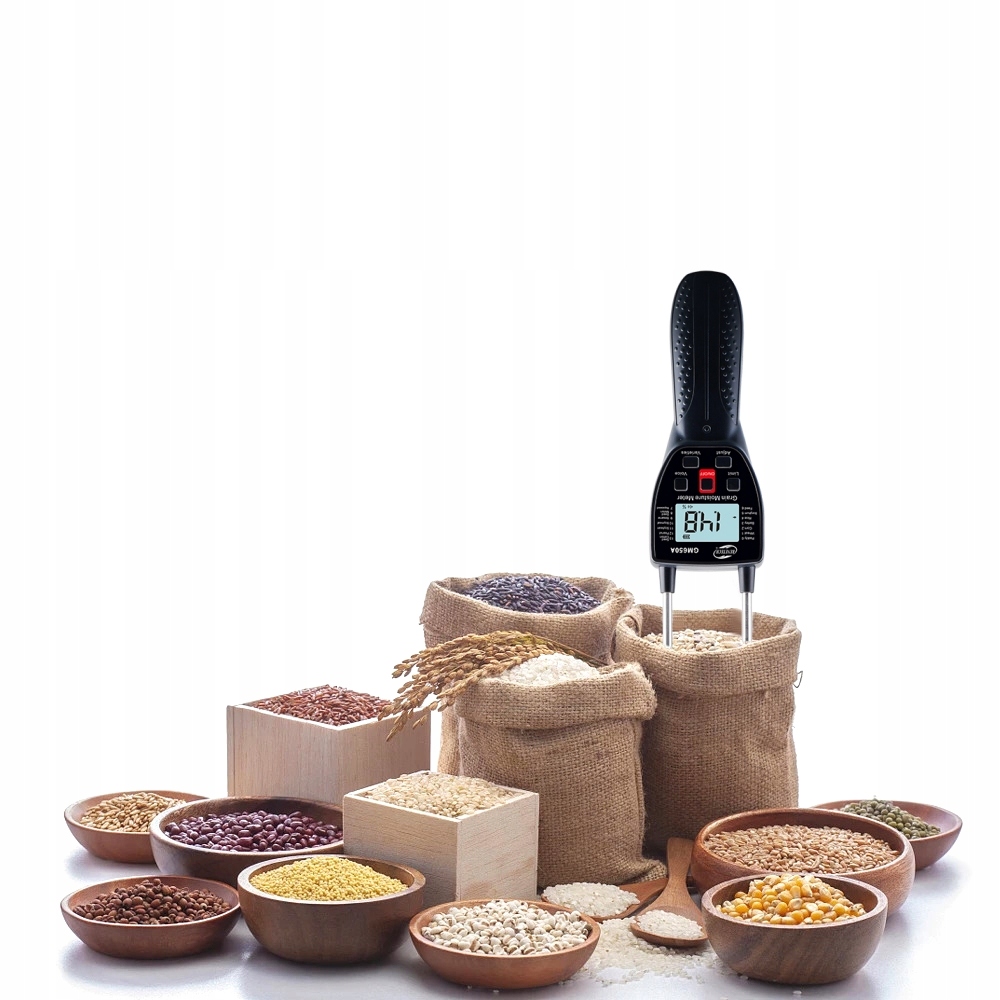 MIERNIK WILGOTNOŚCI ZIARNA I ZBOŻA PRECYZYJNY WILGOTNOŚCIOMIERZ LCD BATERIE Rodzaj termohigrometr