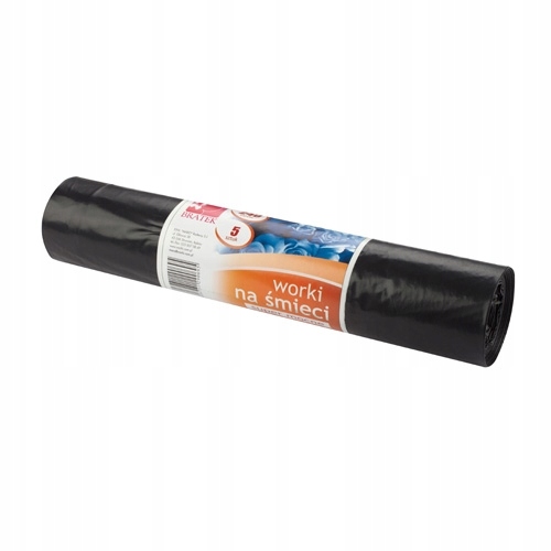 

Worki na śmieci domowe 240L, 5 szt., mocne, Bratek