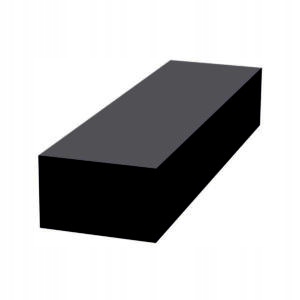 Hliníková Trubka 80x60x3 2 m černá matná