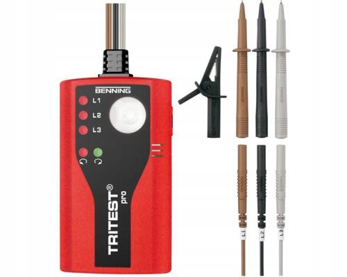 Miernik kolejności faz Benning Tritest Pro New 300-500 V Cat III 300 V