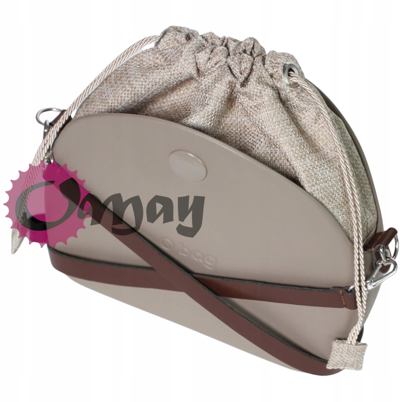 organizer OBAG MOON LIGHT worek beżowy komin OMAY 14429829902 Allegro.pl