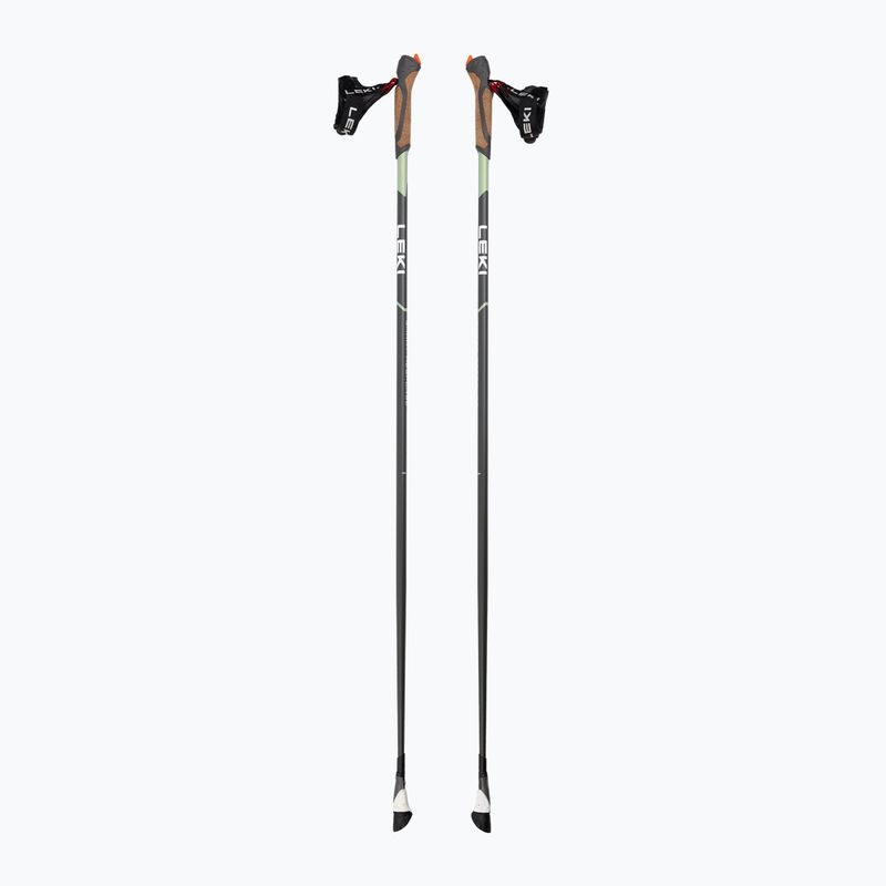 Hole na nordic walking Leki Smart Response tmavě antracitová/smokegreen 115