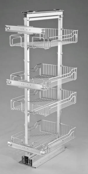 

Kosz Cargo Maxi 30 4 półki, P22 efekt chromu