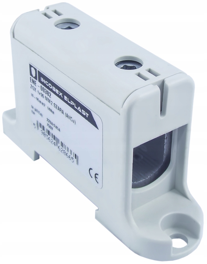 ZŁĄCZKA SZYNOWA JEDNOPOLOWA ZGX 1x95 MM2 SZARA (Al/Cu) INCOBEX