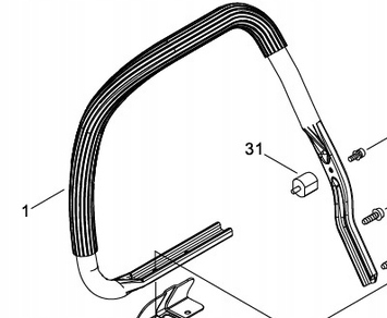 Rukojeť pro řezačku betonu Echo CSG-7410ES C400-001511