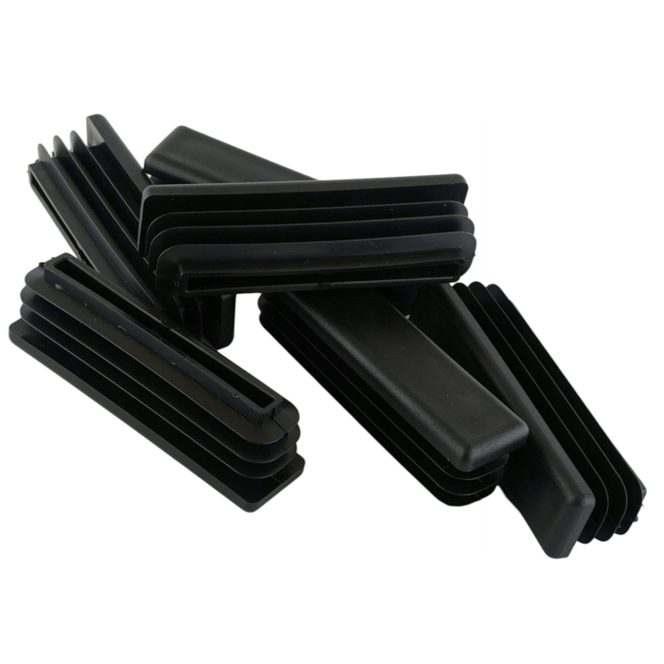 ZAŚLEPKA PLASTIKOWA 100X20 CZARNA 10 SZTUK WEWNĘTRZNA DO PROFILU Kolor czarny